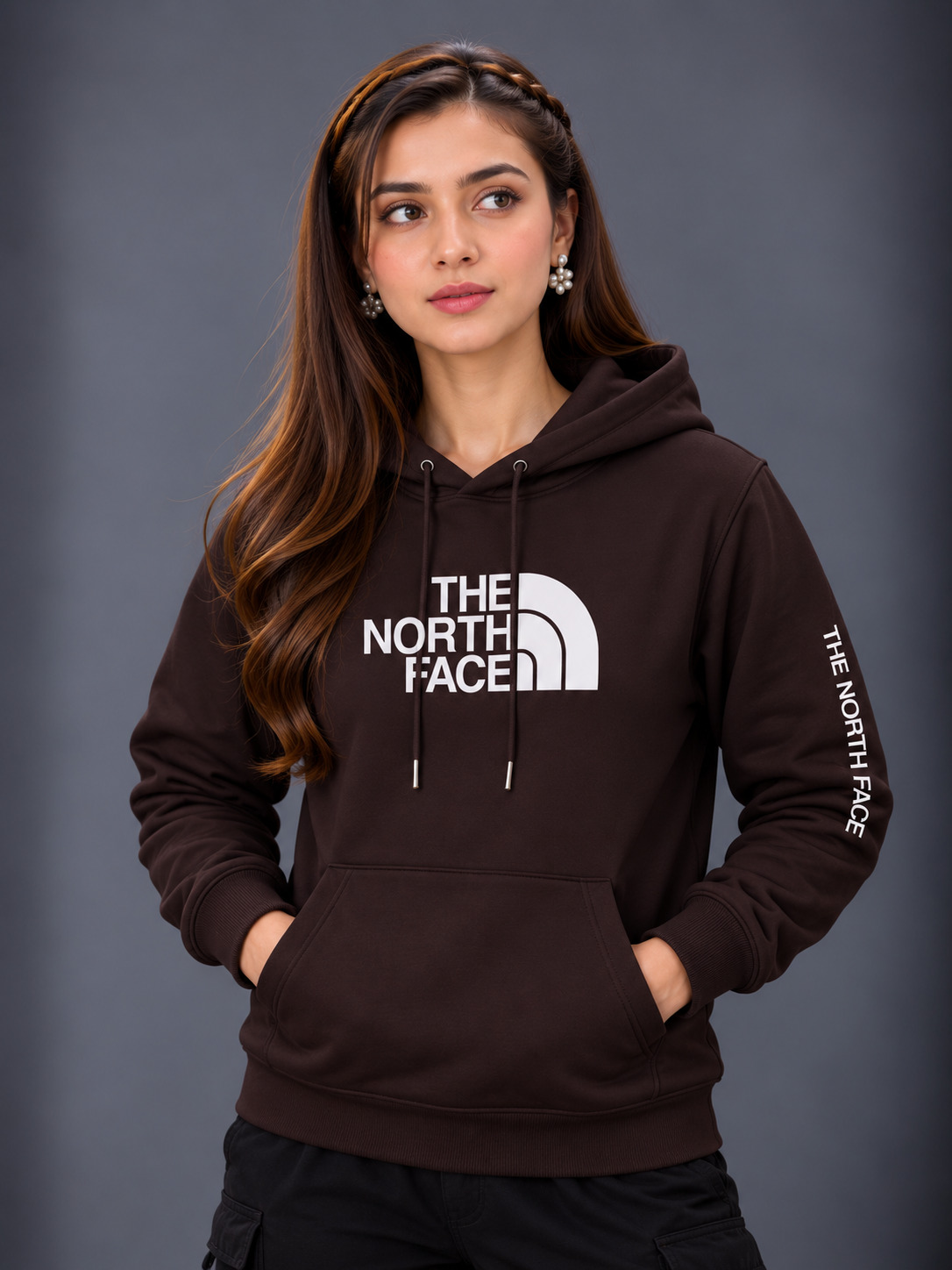 Premium Stylish Ladies North Face Hoodie