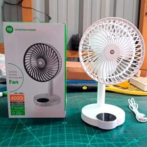 DP Duration Power Desktop Portable Rechargeable Fan